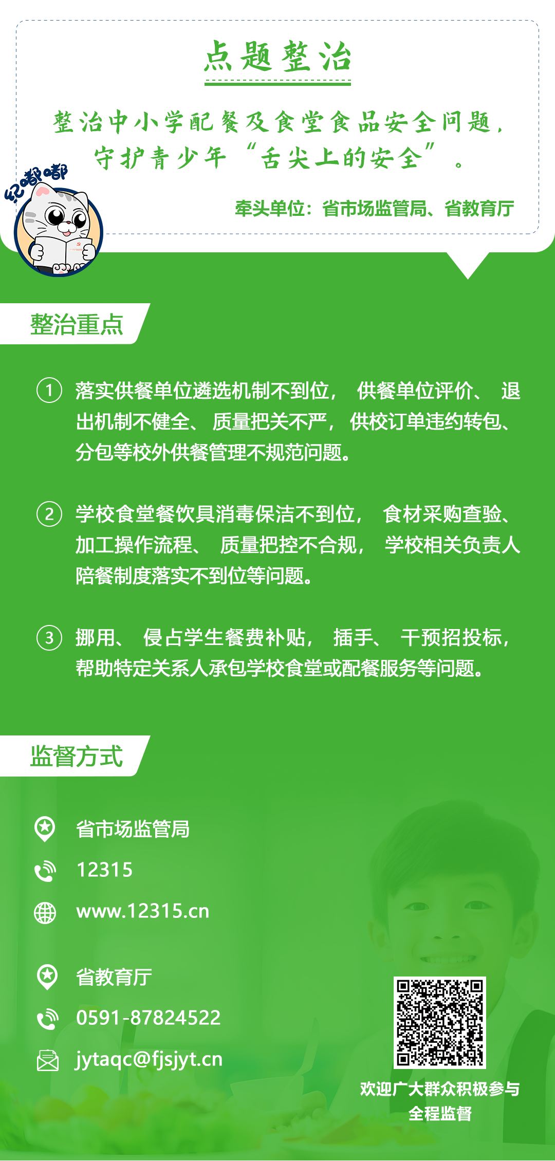 您点的题，我们收到了！福建省纪委监委公布2024年度“点题整治”项目及监督方式